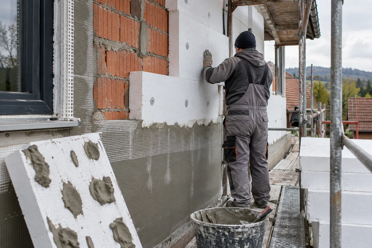 Termoizolație fațadă cu sistem ETICS: straturi, materiale și greșeli de evitat